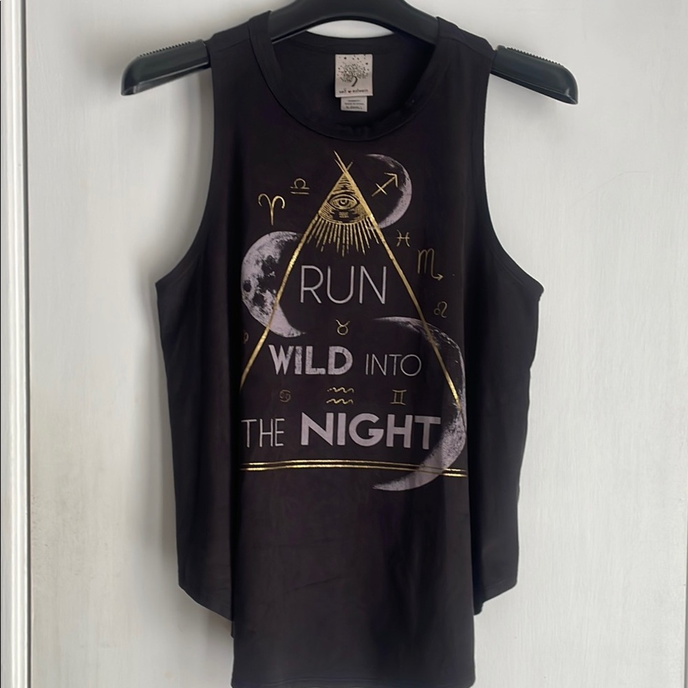 Self Esteem Black Graphic Tank XS